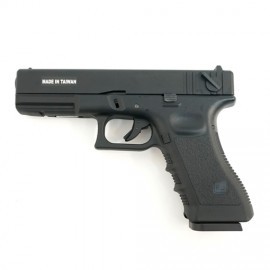 Страйкбольный пистолет KJW Glock G18 Gas, металл. затвор (KP-18-MS) (GAS)