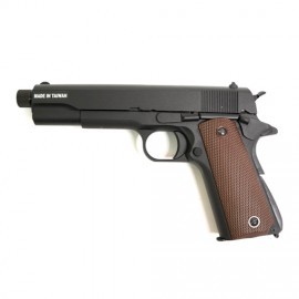 Страйкбольный пистолет KJW Colt M1911A1 TBC Gas GBB, удлин. ствол (GAS)