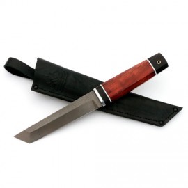 Нож Тантуха-3 сталь Х12МФ, рукоять бубинга-черный граб