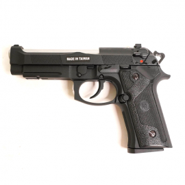 Страйкбольный пистолет KJW Beretta M9 IA Gas GBB, хром. ствол (GAS)