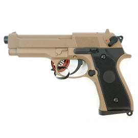 Страйкбольный пистолет Cyma Beretta M92 AEP Tan (CM.126TN) (AEG)